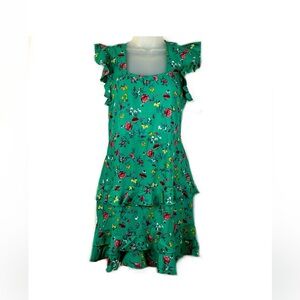 Band Of Gypsy Lottie & Holly Collective Green & Pink Floral Mini  NWT